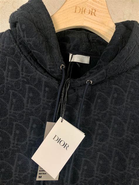 dior oblique hooded sweatshirt